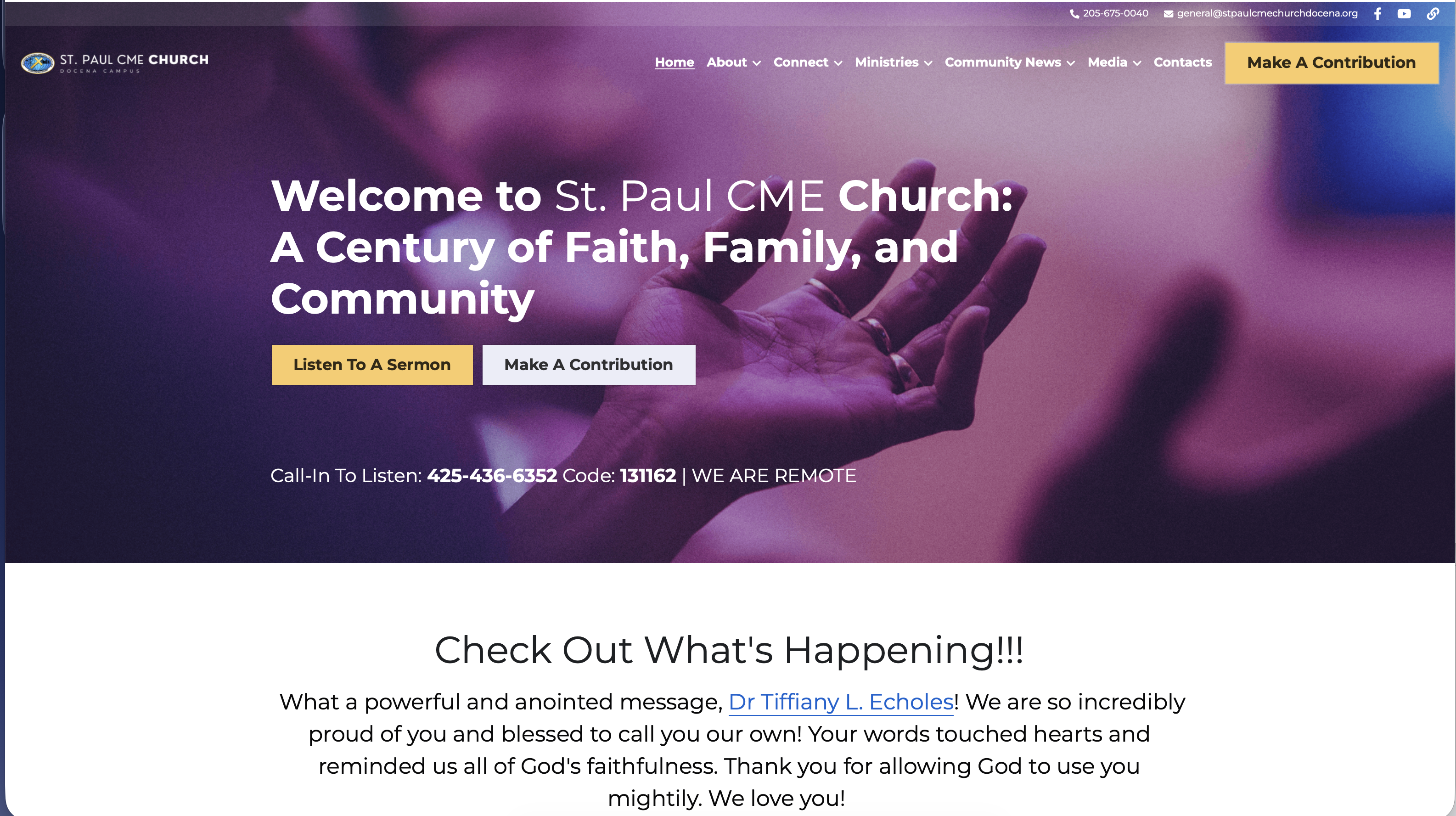 St. Paul CME Church Website