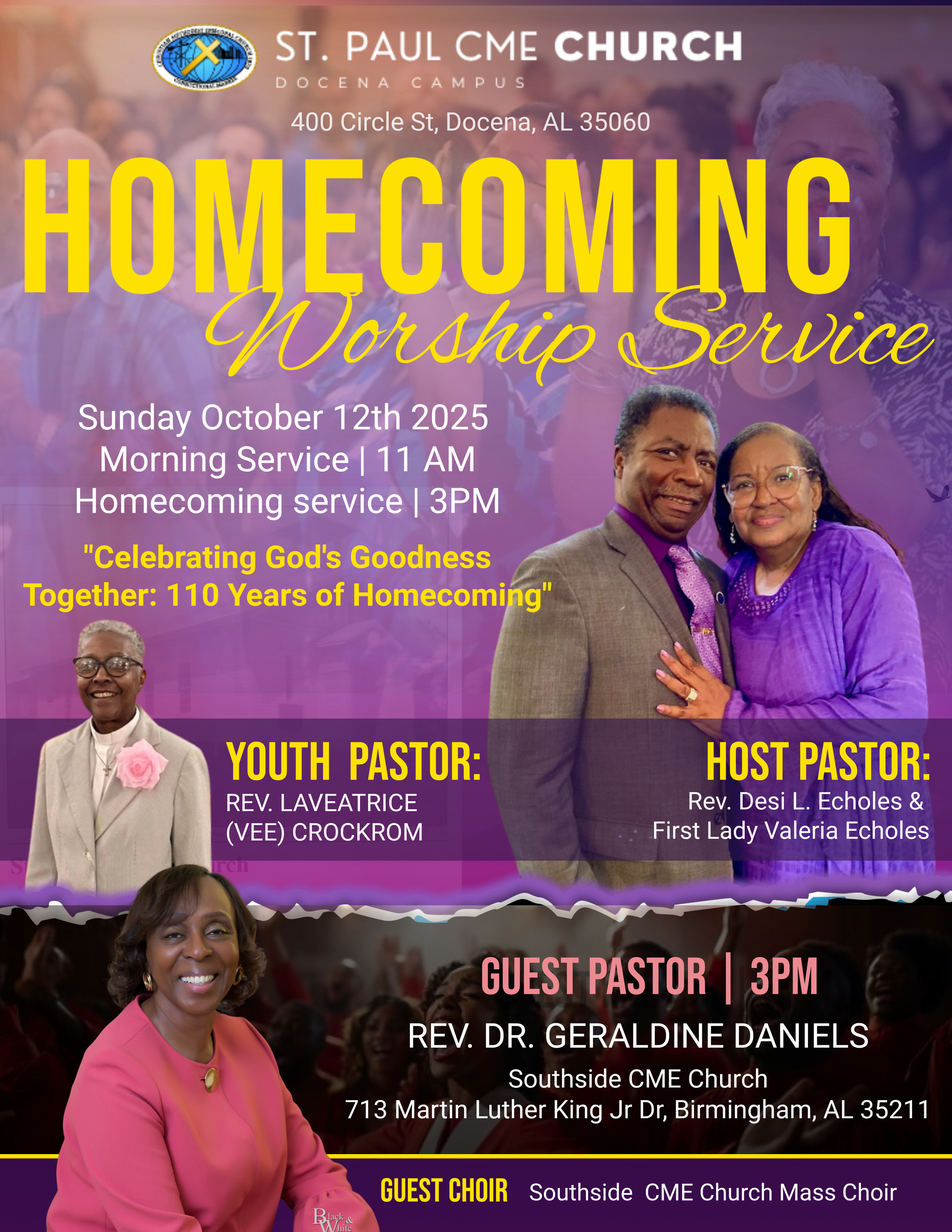 Church Homecoming Flyer